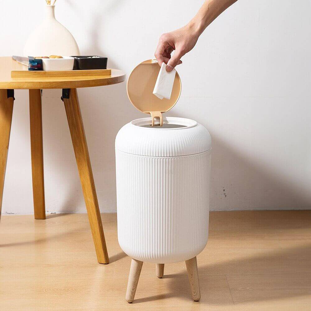 Maliben | Enhance your bathroom with the stylish 10L container with lid