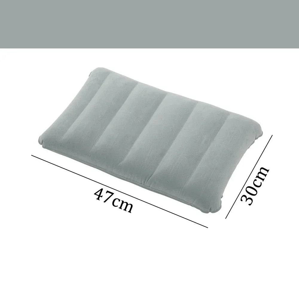 Maliben | Inflatable Travel Pillow 47x30 Cm | Foldable & Lightweight | Airnest Outdoor Air Cushion For Camping & Air Travel