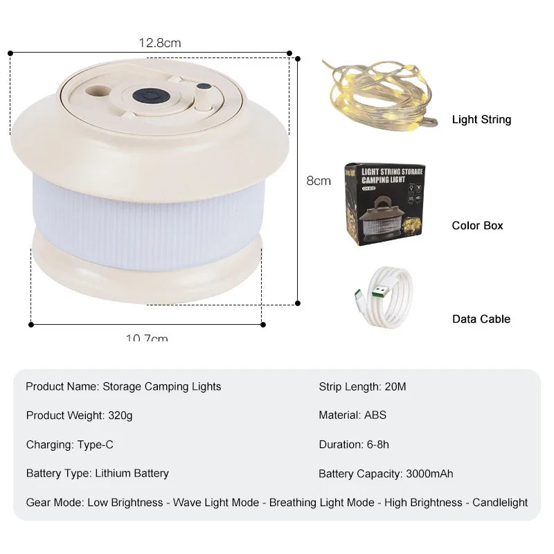 Maliben | Atmosphere Led Strips Camping Lamp