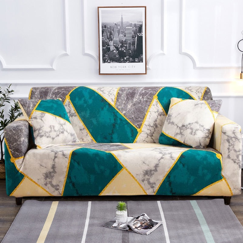 Maliben | Modern Non-slip Colorful Elastic Sofa Cover