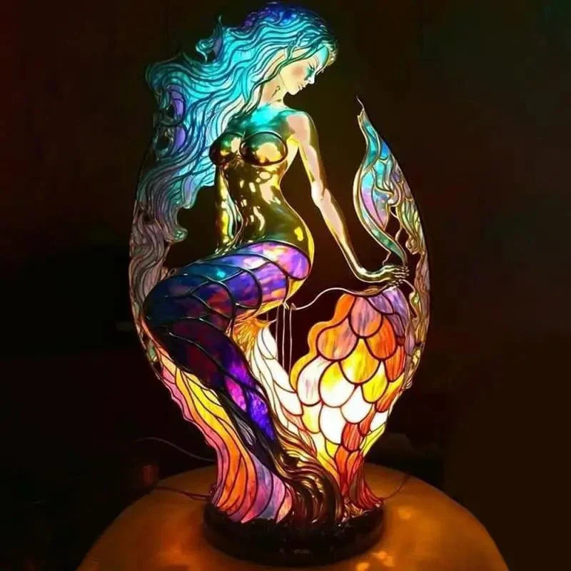 Maliben | Mosaiccritter - 3d Animal Lamp - Multicolor Tears - Retro Design