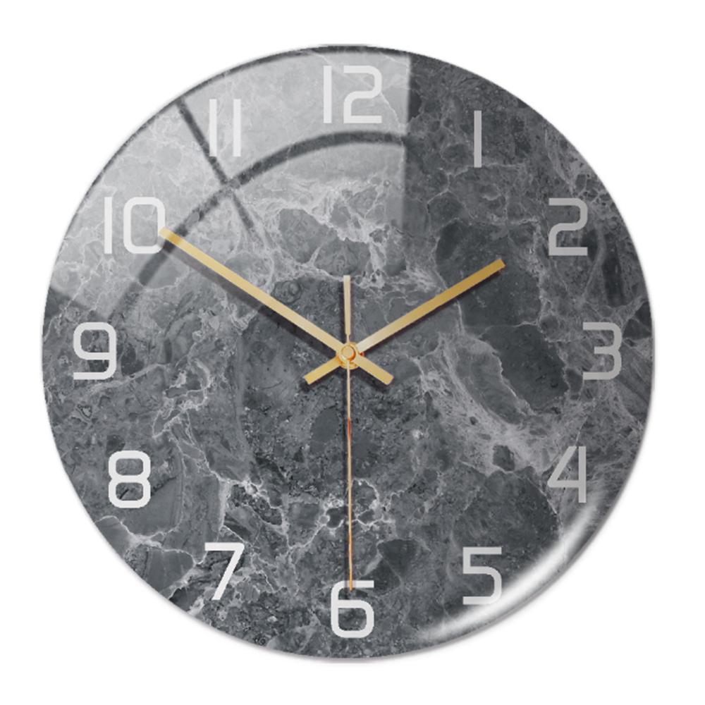 Maliben | Stylish Marble Wall Clock With Silent Mechanism