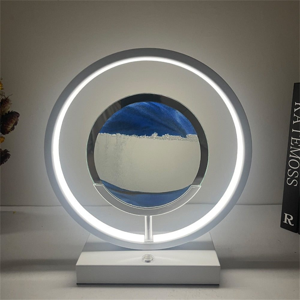 Maliben | 3d Led Flowing Sand Art Table Lamp