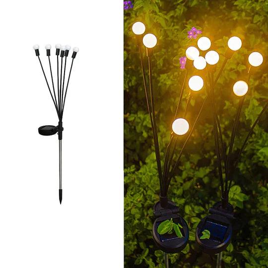 Maliben | (8 Pieces) Solar Firefly Lights — Enchant Your Nights With Magical, Limitless Sparkle
