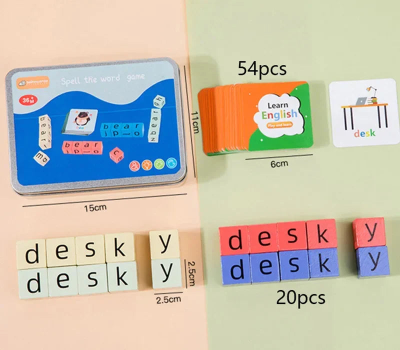 Maliben | Ecotoys Lettermatch Game | Stimulate Language Skills - Educational Toys For Children