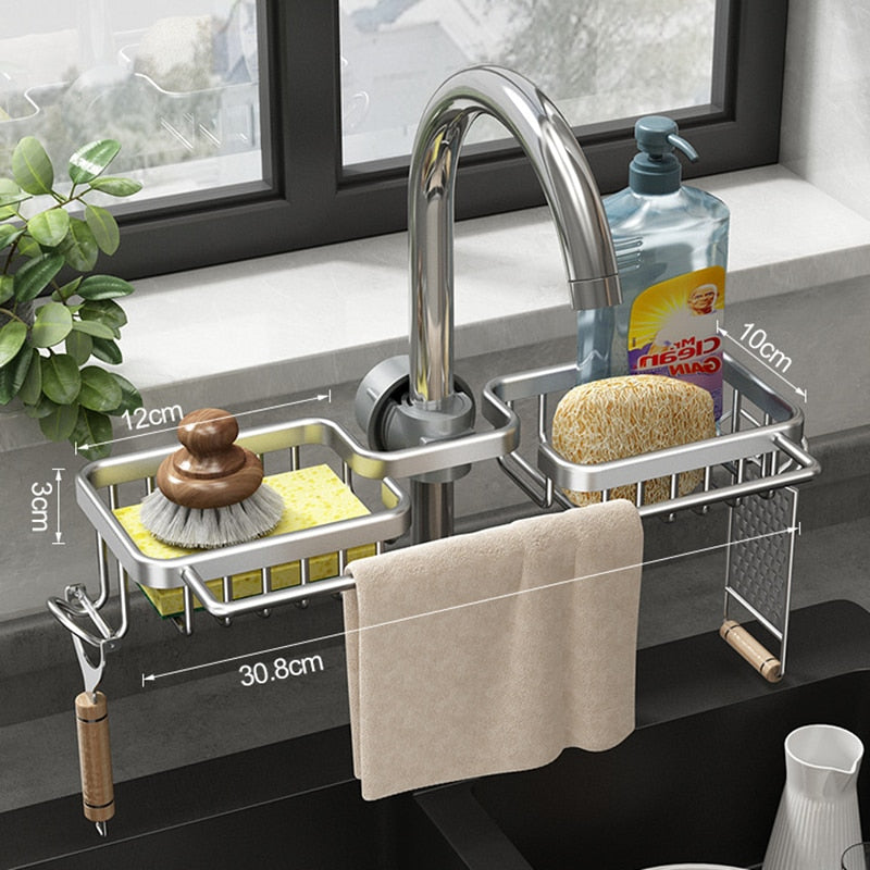 Maliben | Kitchen Organizer Sink Drain Rack