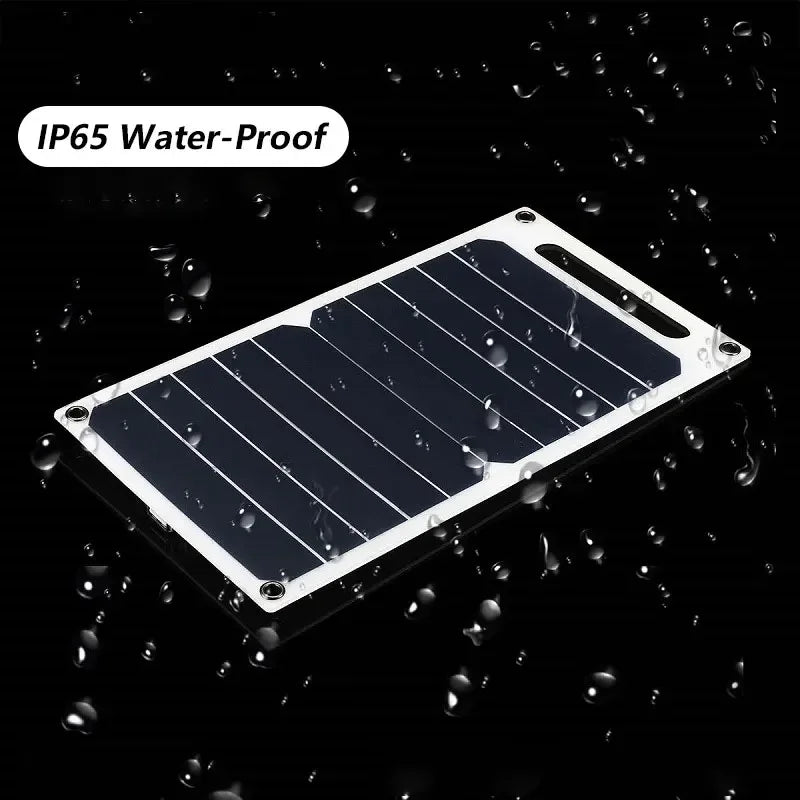 Maliben | Solnova 30w Solar Panel | Ultralight & Waterproof | Usb Connection For Phone & Power Bank | Outdoor & Camping