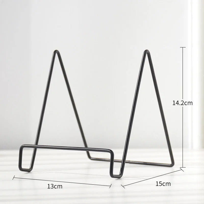 Maliben | Iron Art Multi-Use Display StAnd: Versatile Magazine, Dish, Picture, and Photo Album Stand For Home Decor