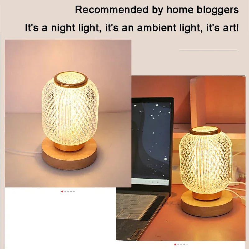 Maliben | Dimmable Crystal Table Lamp - Stylish Golden Dimmable Table Lamp With Luxurious Crystal Design