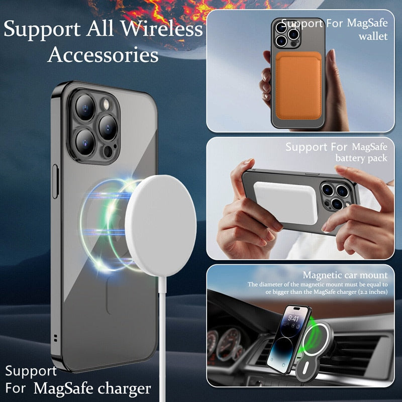 Maliben | Sky Clear Transparent Silicone Iphone Case