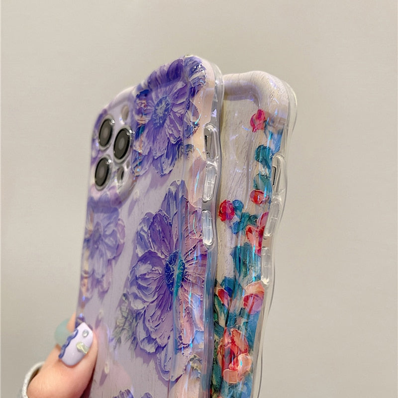 Maliben | Blossom Glow Floral Pattern Iphone Case