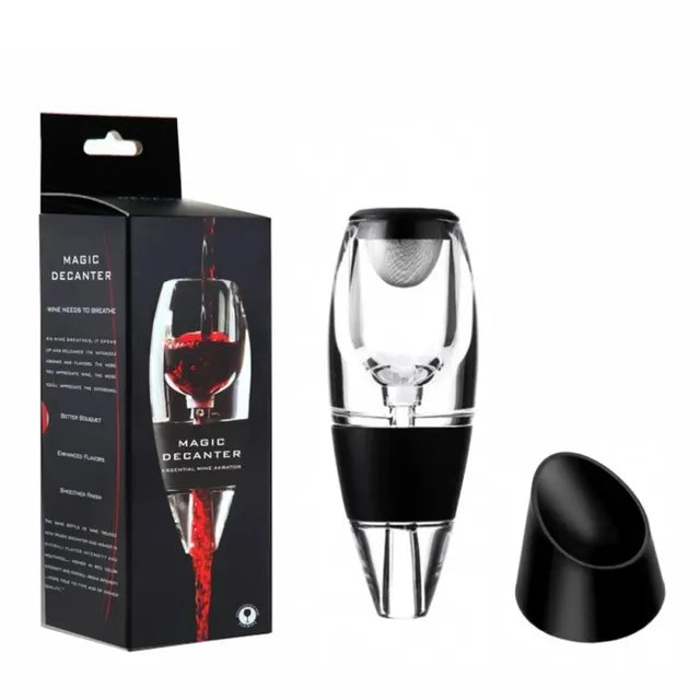 Maliben | Vinaluxe Wine Aerator With Filter | Instant Full Aroma | Softer Tannins | Modern Design