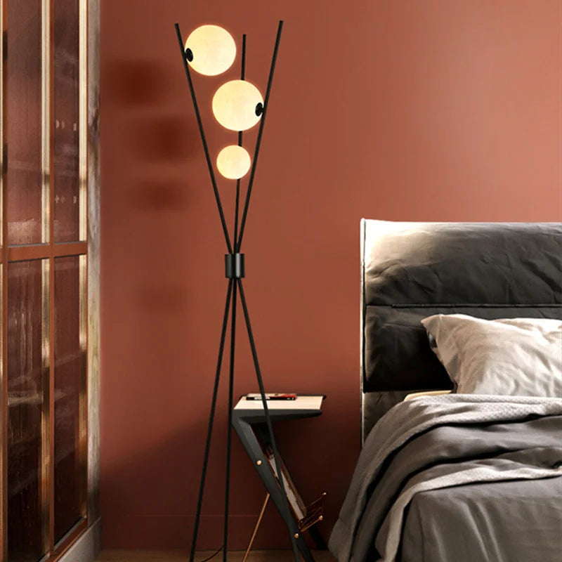 Maliben LunaGlow 3D Moon Floor Lamp modern design with tripod LED!