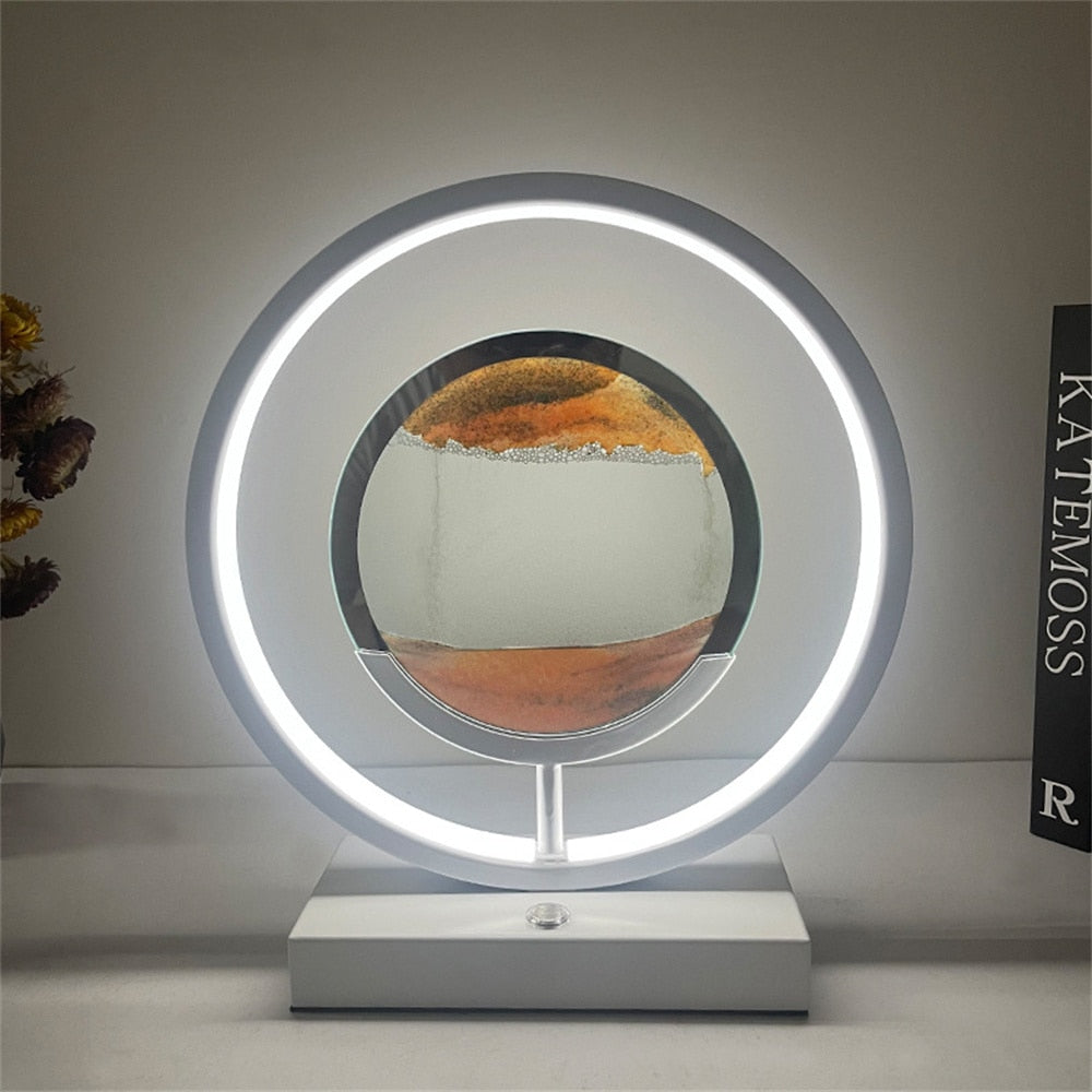 Maliben | 3d Led Flowing Sand Art Table Lamp