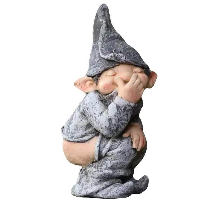 Maliben | Funny Gnome Figurine Made Of Resin For Garden And Lawn
