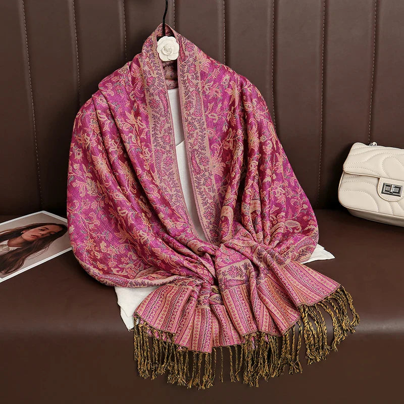 Maliben | Élégancea | Women's Scarf | Cashmere Feel | 70 × 190 Cm | Luxury Print & Warm