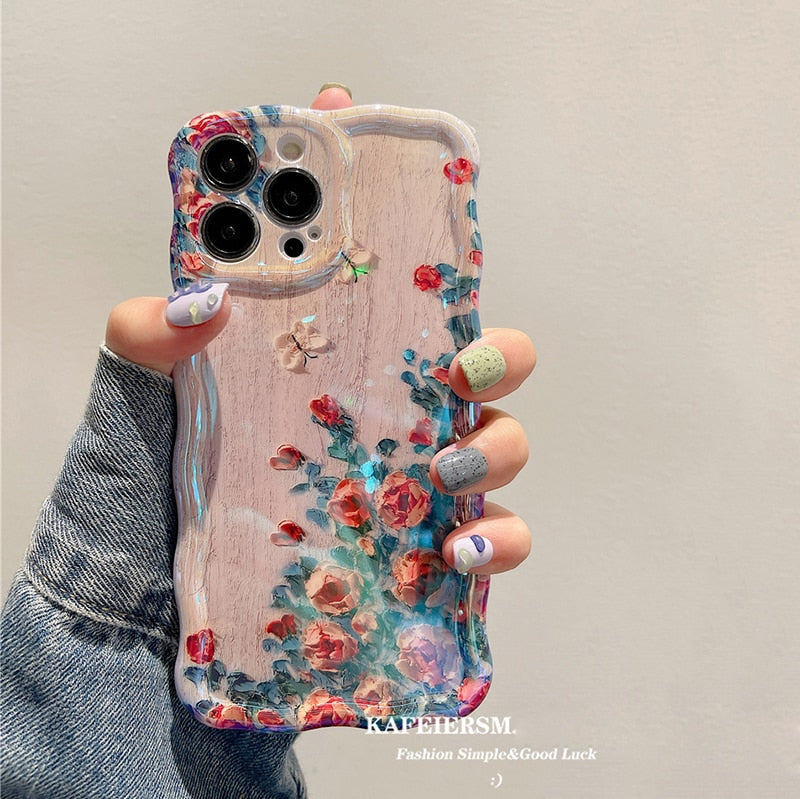 Maliben | Blossom Glow Floral Pattern Iphone Case