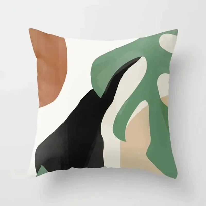 Maliben | Velvethaven Cushion Cover - Stylish Botanical Cushion Cover For Fresh Interior Makeover