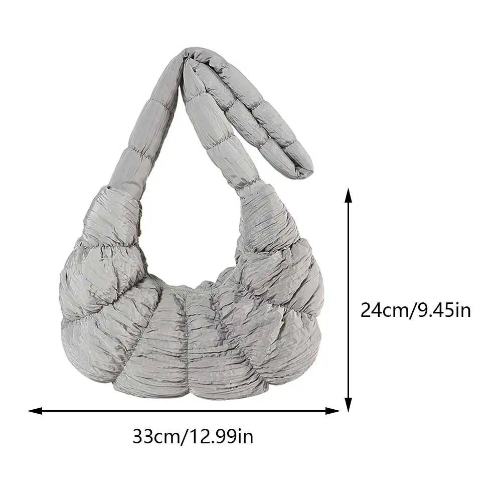 Maliben Puff Croissant Shoulder Bag