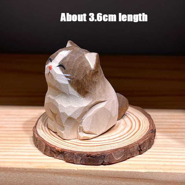 Maliben | Handmade Wooden Cute Pet Figurines
