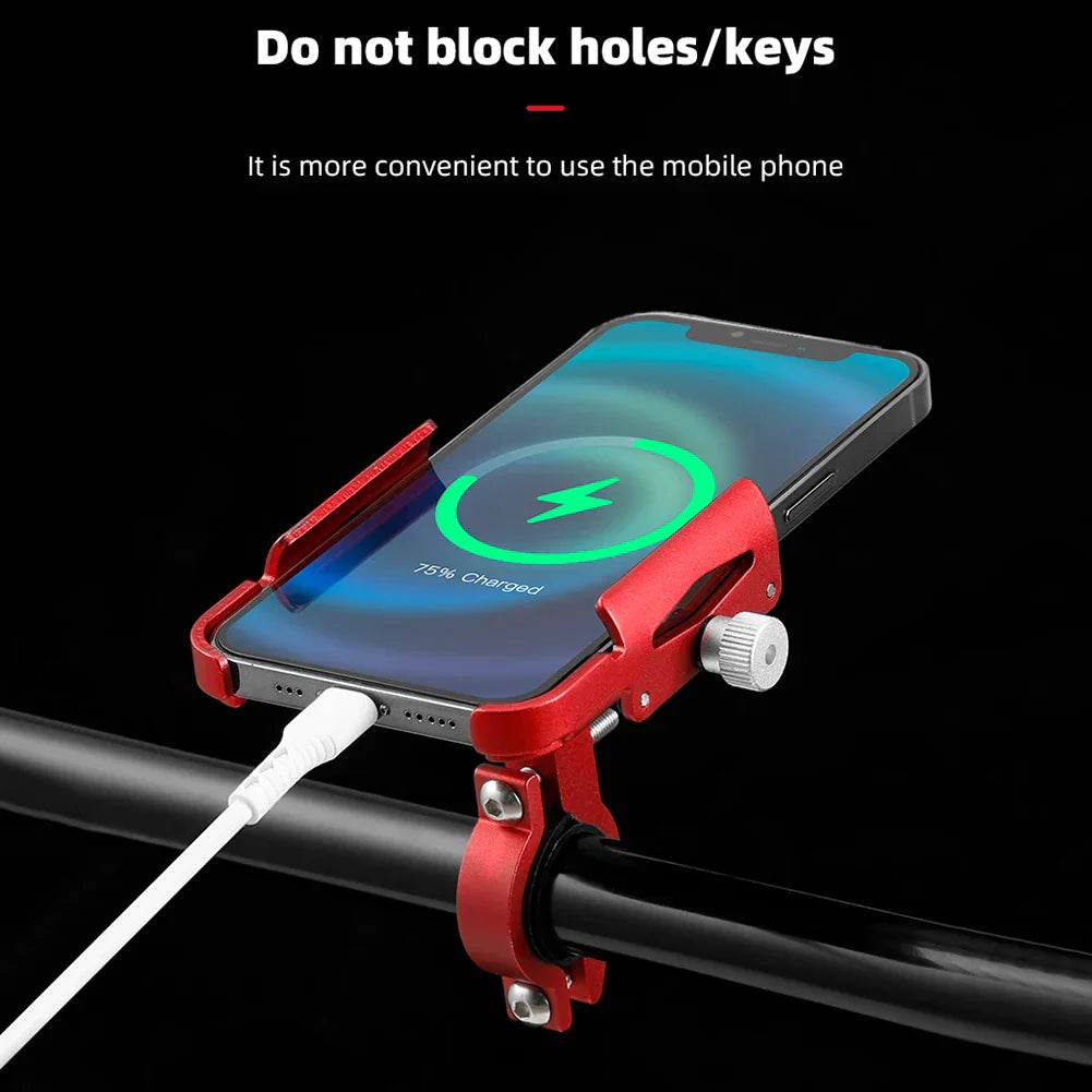 Maliben | Bicycle Phone Holder Ridegrip 360 Pro | 360° Rotatable | Aluminum Alloy | Shockproof & Secure | For Bicycle, Motorcycle & E-Scooter