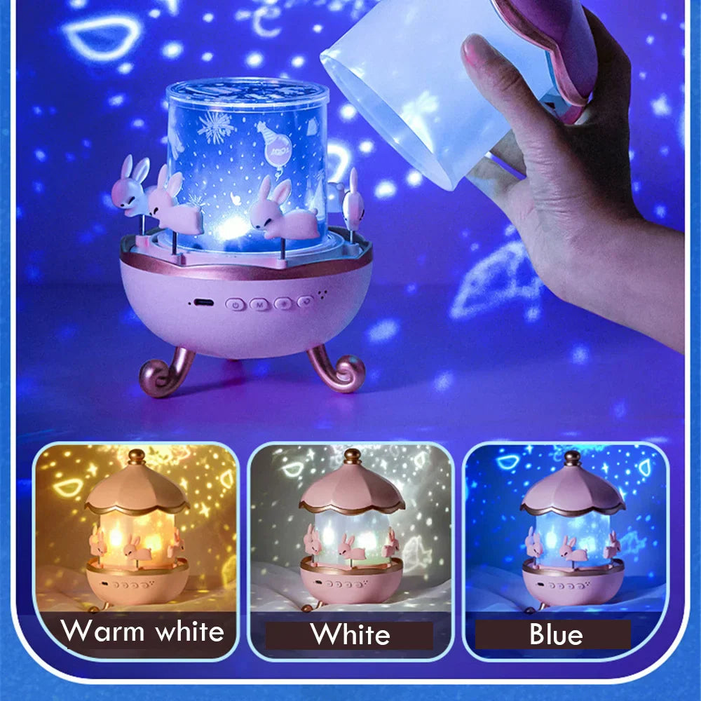 Maliben | Magical Bunny Led Night Light Projector