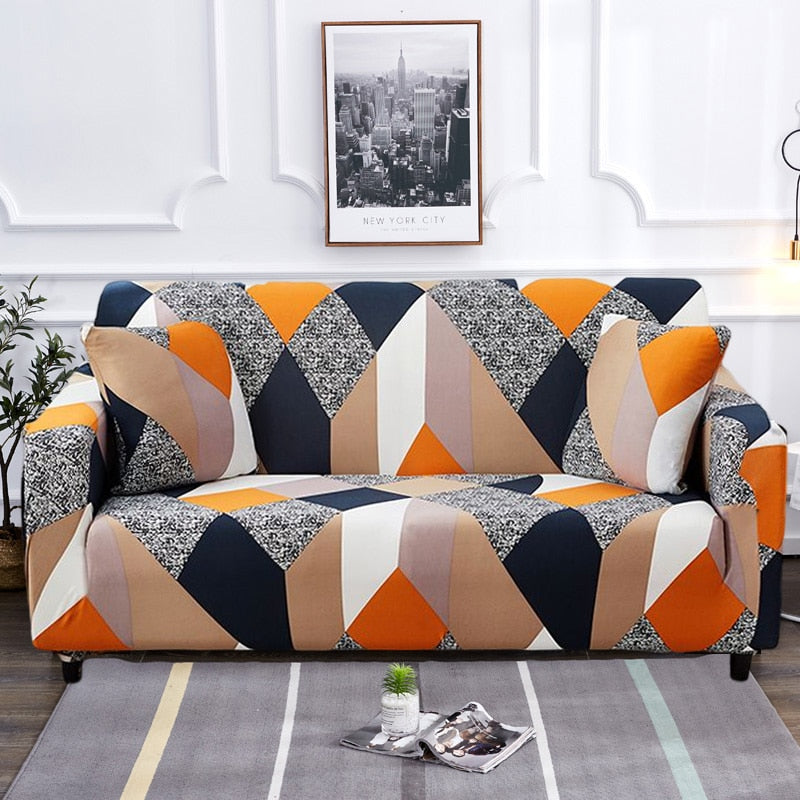 Maliben | Modern Non-slip Colorful Elastic Sofa Cover