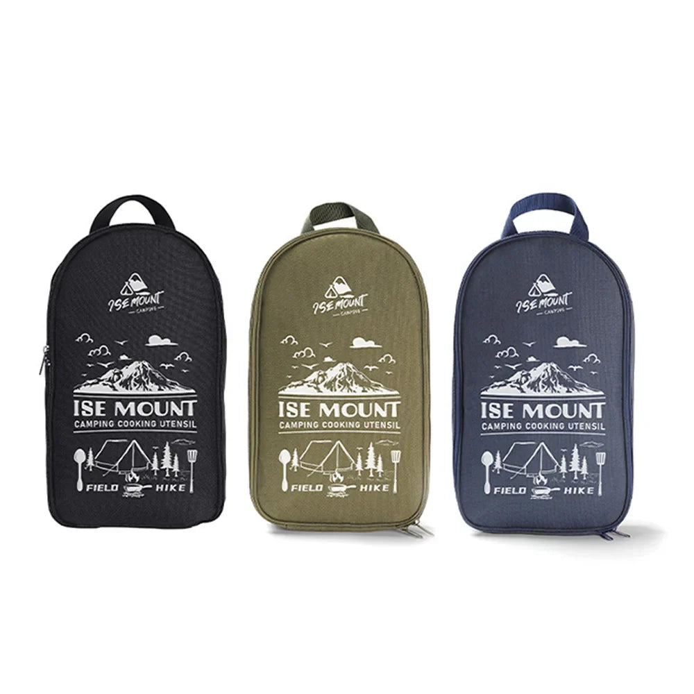 Maliben | Terrachef Adventurekit Camping Kitchen Set 9-Piece | Incl. Storage Bag | Stainless Steel Outdoor Cooking Accessories | For Camping, Hiking & Bbq