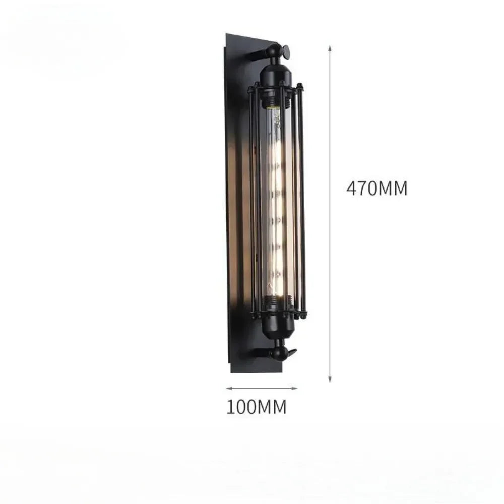 Maliben | Wall Lamp Retrolume | Vintage Edison Design | E27 Socket | Industrial Style For Interiors