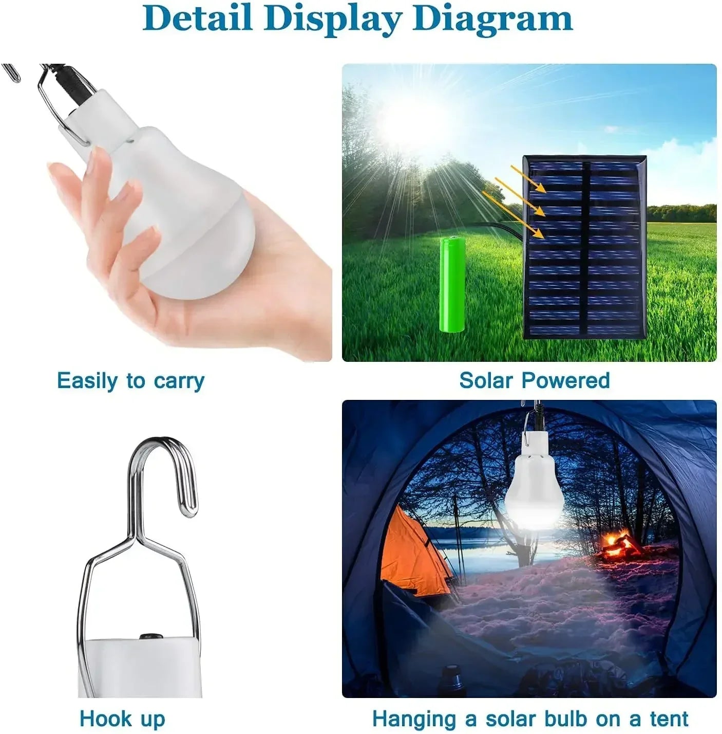 Maliben | Solar-Led Lamp Lumicamp Pro | Rechargeable Via Usb & Solar | Waterproof Ip55 | Portable Emergency Lighting Solution With Dimming Function