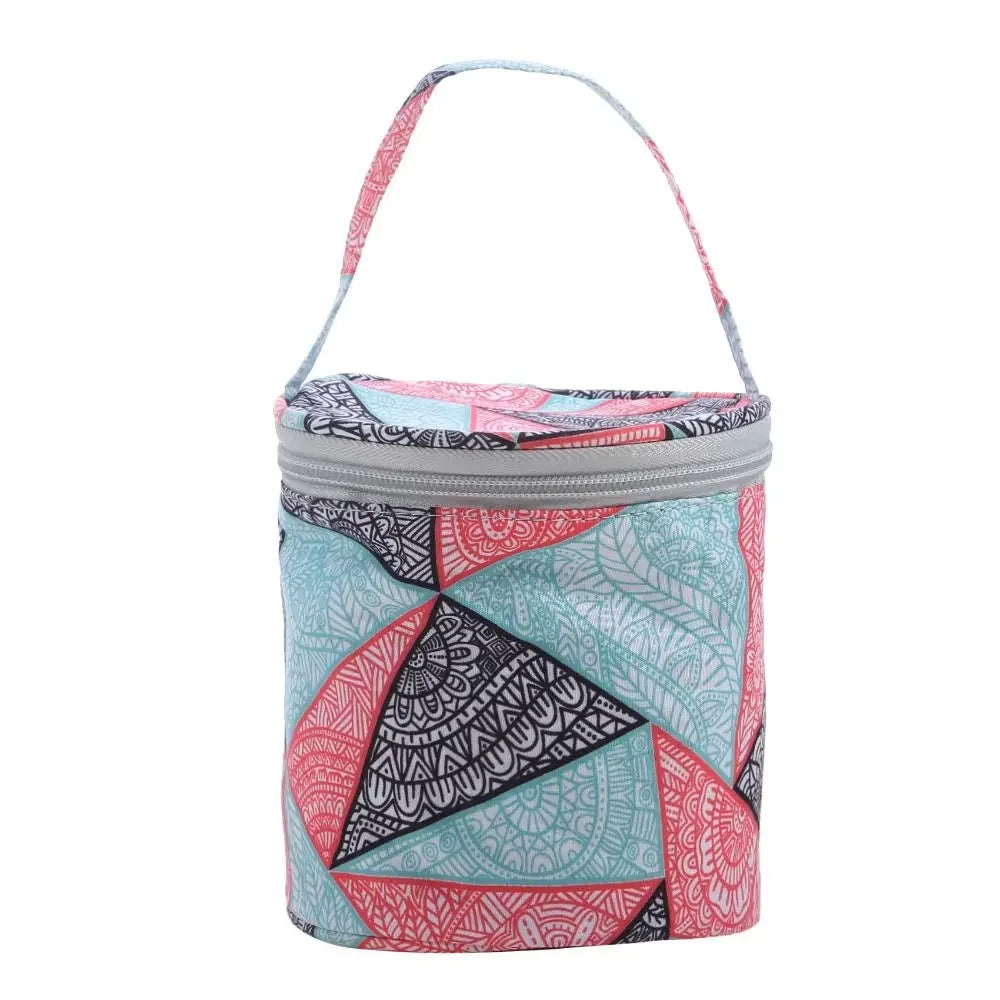 Maliben | Wollina Yarn Bag | Cylindrical Wool Pouch Made Of Polyester | Compact & Portable | For Crochet & Knitting Accessories
