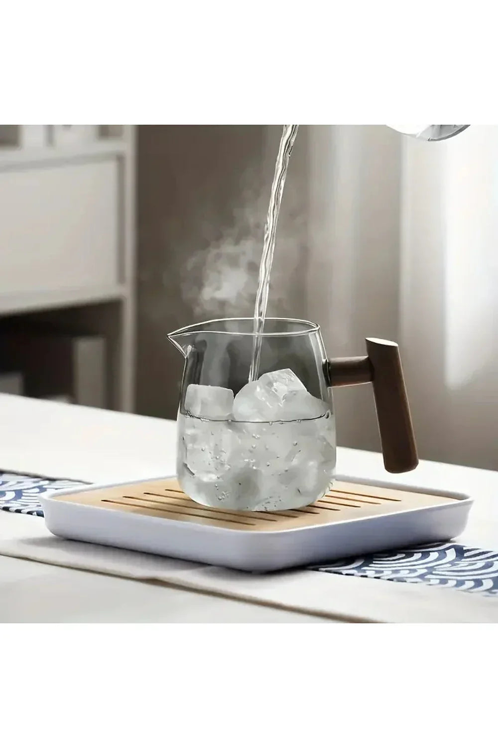 Maliben | Wood Handle Glass Teapot