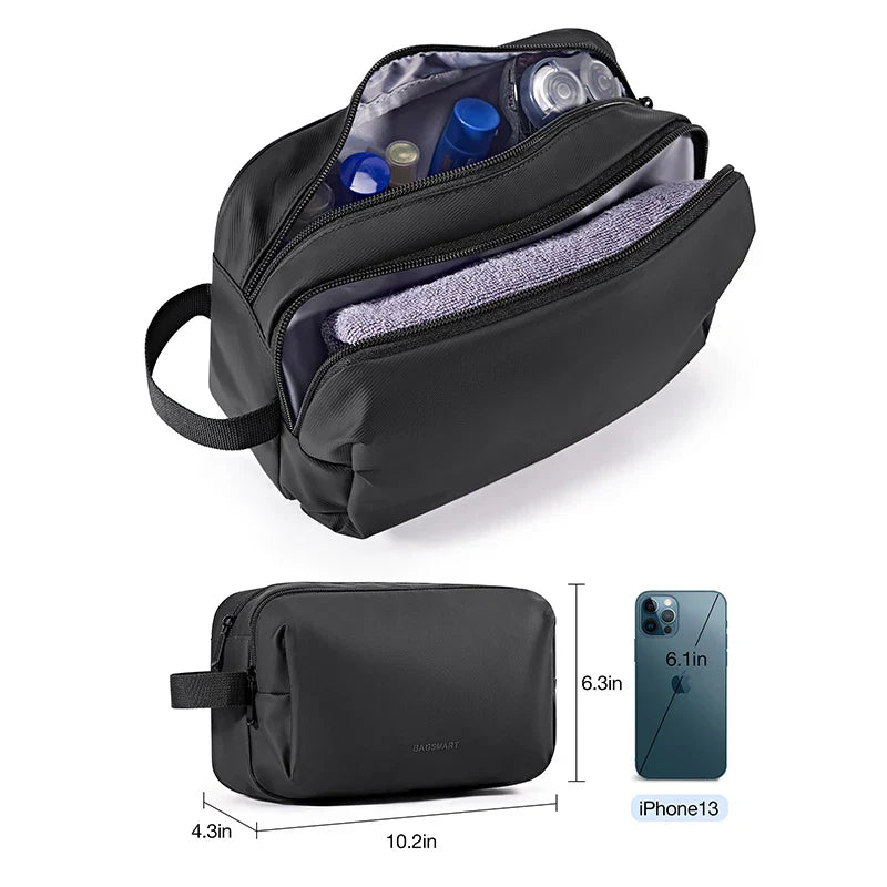 Maliben | Kosmetixo Waterproof Cosmetic Bag For Women & Men | Lightweight Toiletry Bag In S/M/L | Travel Accessories For Toiletries & Make-Up | Unisex Travel Organizer
