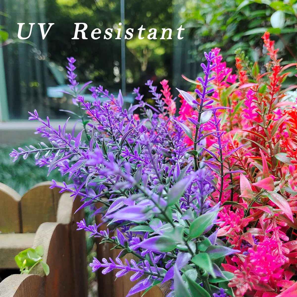 Maliben | Florabell 12 Piece Set Artificial Lavender | Artificial Plants For Weddings, Vases, Garlands & Decoration | For Indoor & Outdoor