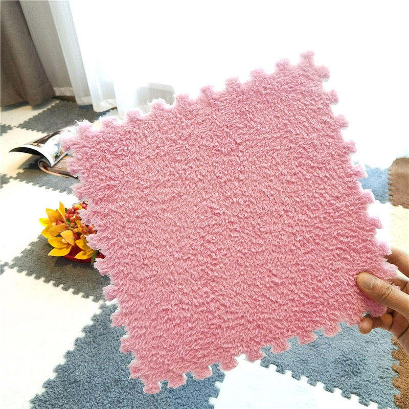 Maliben | Diy Winter Plush Puzzle Mat