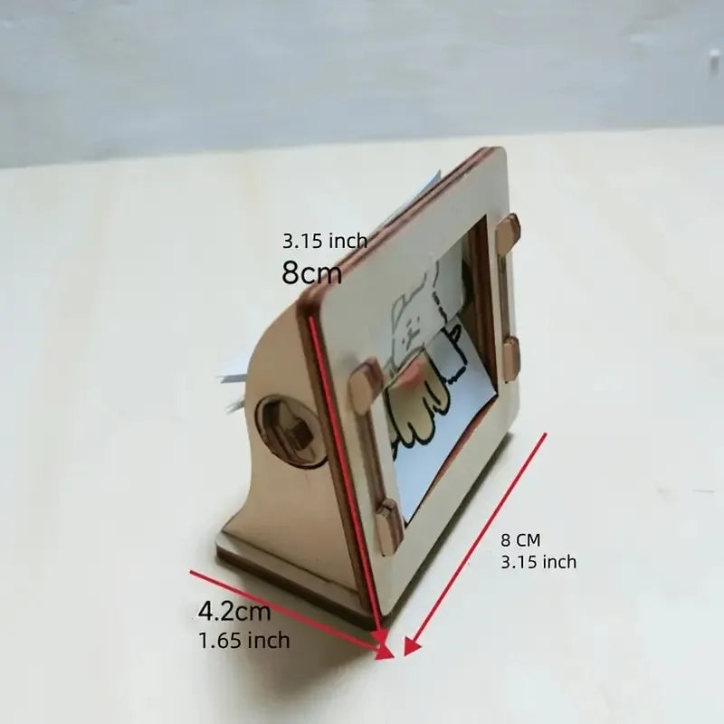 Maliben | Diy Wooden Hand-Cranked Animation Machine Desktop Decor Kit
