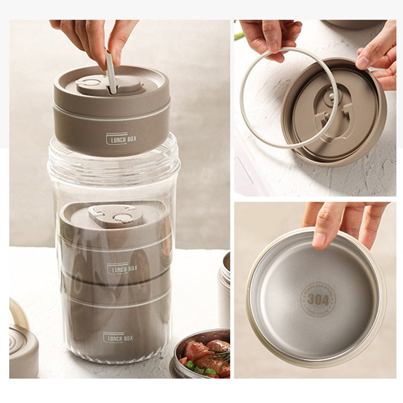 Maliben | Stackable Leak-Proof Thermal Lunch Box