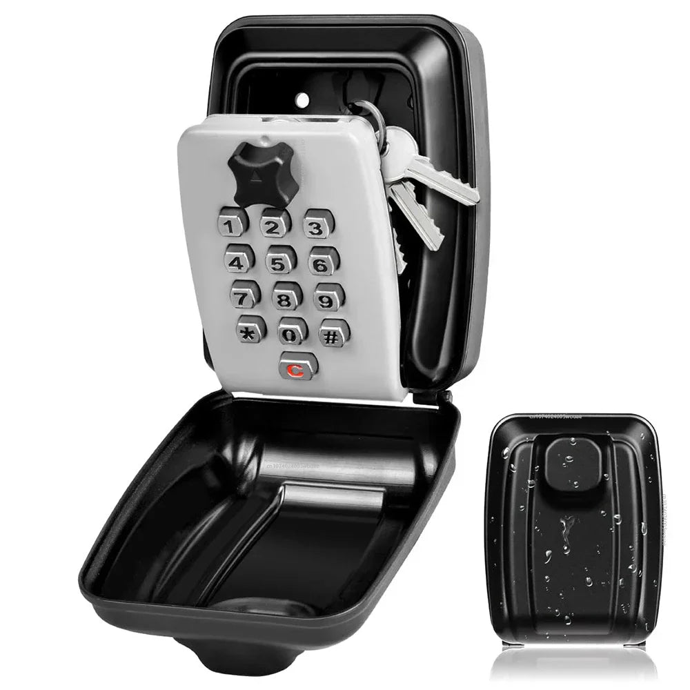 Maliben | Waterproof Wall-Mounted Key Safe Box – Outdoor Lockable Key Storage With Combination Code