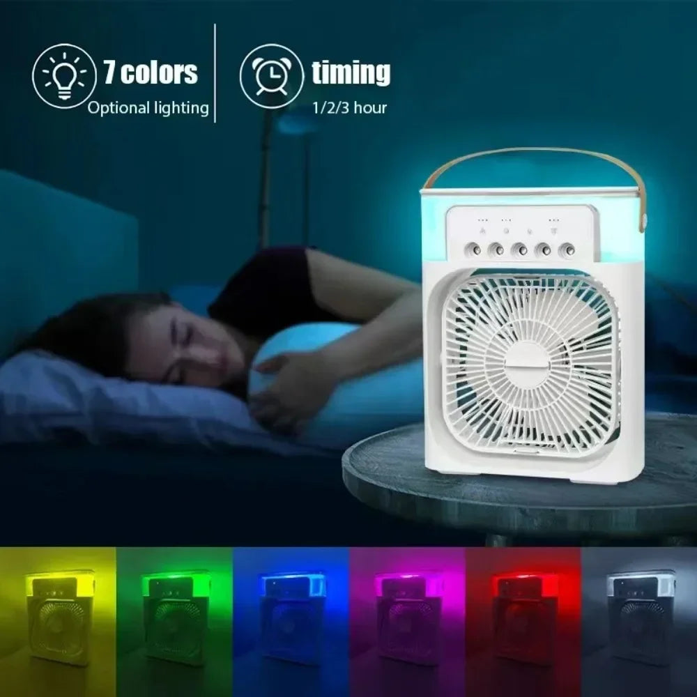 Maliben | Air Cooler BrisaAir | 3-Level Fan & air Humidifier | With Timer & Led Light | 600ml Tank