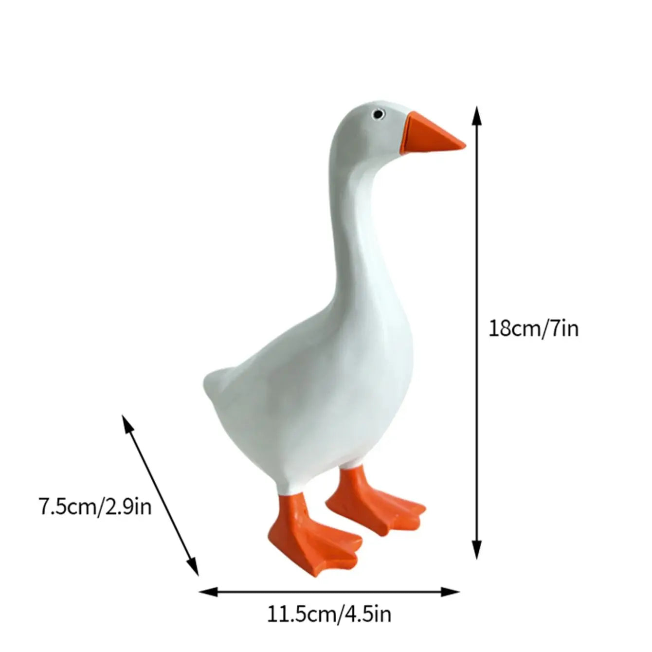 Maliben | Decorative Figure Goosemag | Magnetic Goose Key Holder | Resin Sculpture & Organizer