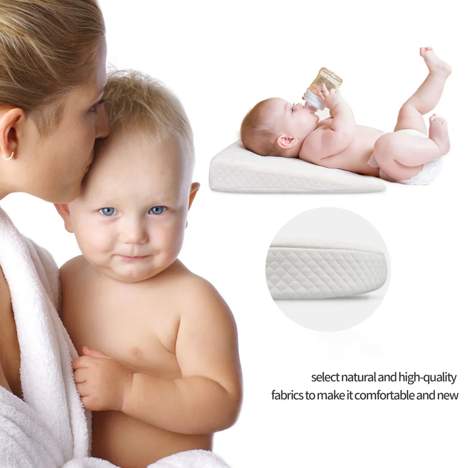 Maliben | Baby Wedge Pillow – Ergonomic Support Pillow For Babies