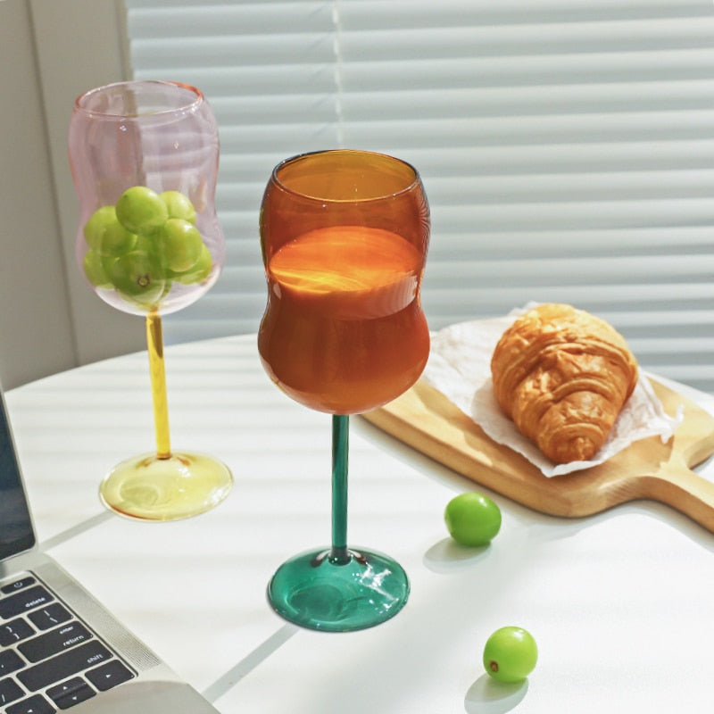 Maliben | 2-colored Chubby wine glass