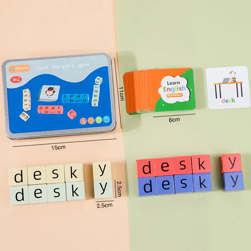 Maliben | Ecotoys Lettermatch Game | Stimulate Language Skills - Educational Toys For Children
