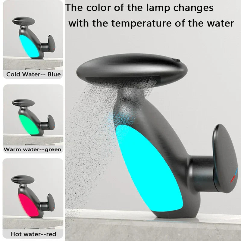 Maliben | Heat Sensor Color Changing Atmosphere Pull-Out Modern Faucet