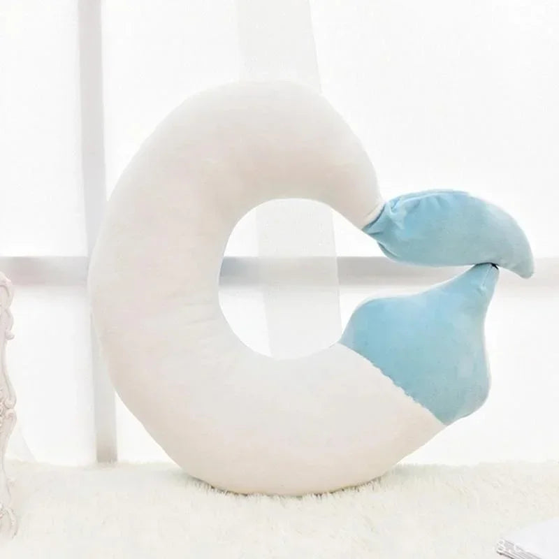 Maliben | Reisefuchs Neck Pillow | Super Soft & Ergonomic | Cartoon Fox Design | For Children & Adults