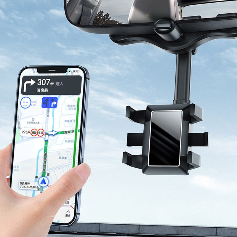 Maliben | Rotating Rearview Mirror Phone Holder