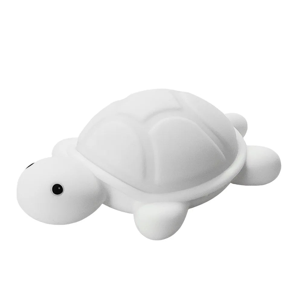Maliben | Shellglow Led Night Light | Cute Turtle | Soft Silicone | Color Change & Warm Light | Usb-C Rechargeable | 10.2 × 15.8 × 6.1 Cm