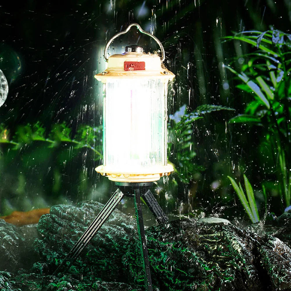 Maliben | Portable Rechargeable Dimmable Hanging Tripod Flashlight Lantern