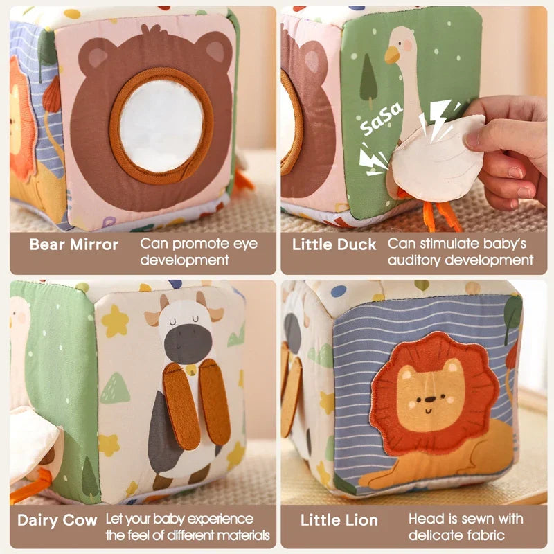 Maliben | Snuzziebox | Sensory Play – Montessori Tissue Box Toy For Babies