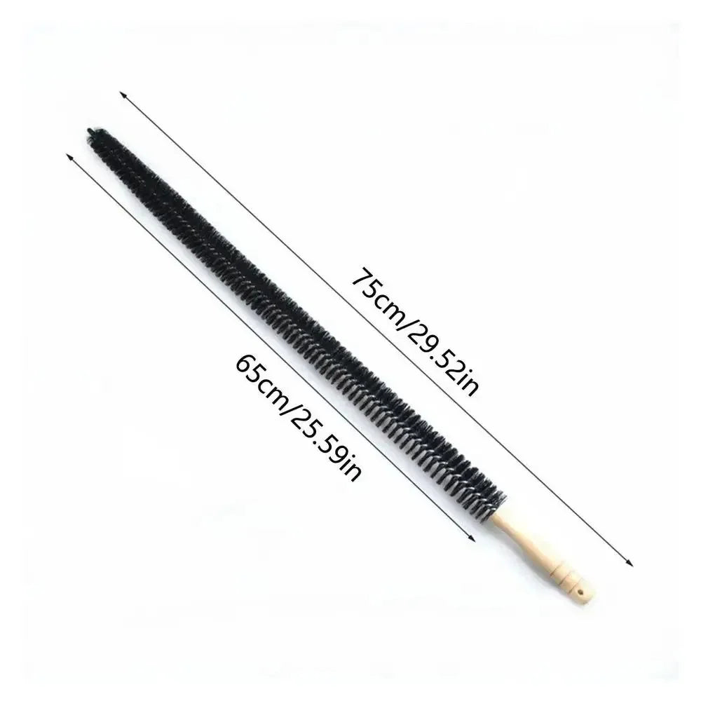 Maliben | Dustello Cleaning Brush With Wooden Handle | Flexible & Extra Long | For Radiators, Pipes & Furniture Gaps | 70–75 Cm